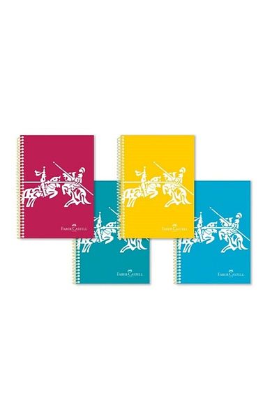 Faber Castell Caiet fără linii PP Cover Knight Classic 140 coli