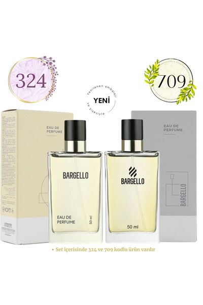 Bargello Oriental 324 Kadın 50 Ml Parfüm Edp + Oriental 709 Erkek 50 Ml Parfü...