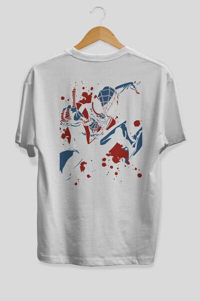 Ankhises Venom (21) - Tricou supradimensionat alb pentru bărbați și femei