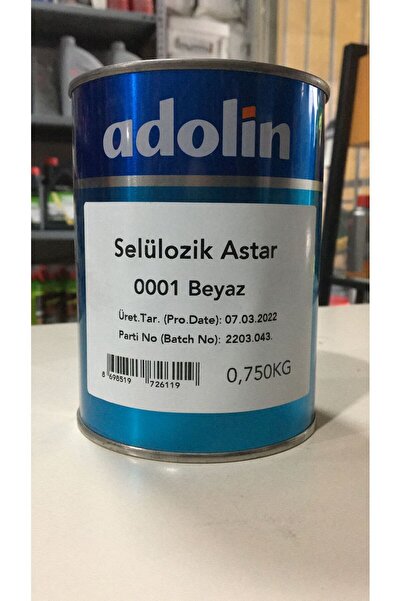 ADOLİN Selülozik Astar - 0001 Beyaz 0,75 kg
