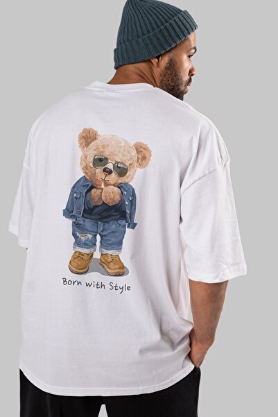 Ankhises Medvedić rođen sa stilom Nazad Štampano Belci Muškarci Žene okrugla ...