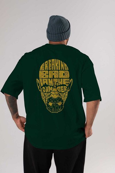 Ankhises Breaking Bad Back Printed Emerald Green Oversize Μπλουζάκι Unisex Ανδρικό Γυναικείο λαιμόκοψη