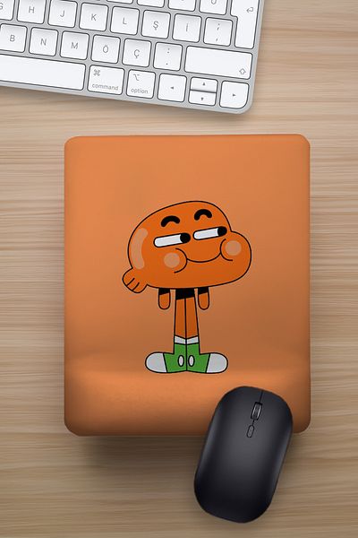 Ludios Комплект подложки за мишка Gumball & Darwin Wrist Rest - подарък за Свети Валентин (2 бр.)