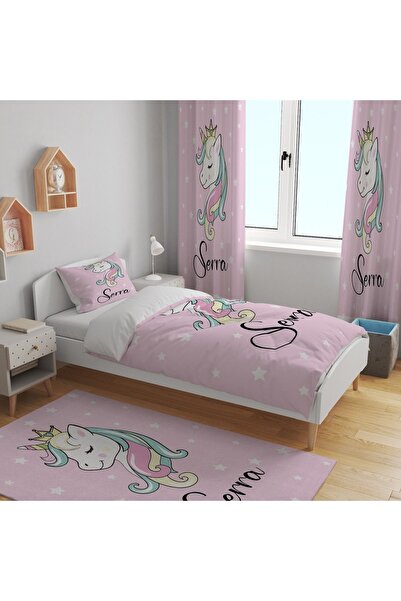 Şen İSİMLİ KIZ COCUK ODASI YATAK ÖRTÜSÜ