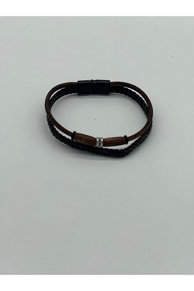 Hobimos Men's Leather Bracelet - Comfortable and Stylish