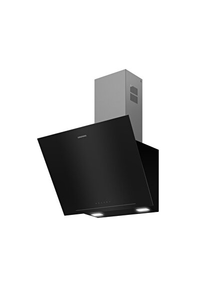 Grundig GDSP 2474 BB Siyah Yatay Cam Duvar Tipi Davlumbaz