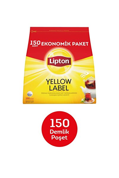 Lipton Yellow Label Ekonomik Paket Demlik Poşet Çay 150 X 3.2 G