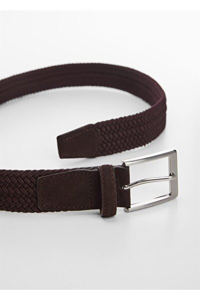 MANGO Man Еластичний пояс Оргу з візерунком