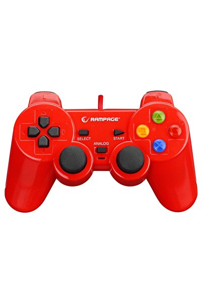 Life Teknoloji Rampage Sg-r602 Ps3/pc Usb 1.8m Joypad Oyun Kolu Kırmızı