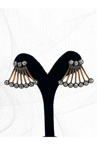 FAYRA ACCESSORIES Diamond Rib Earrings