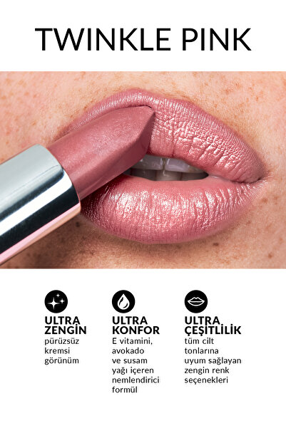 AVON Ultra Kremsi Ruj Twinkle Pink