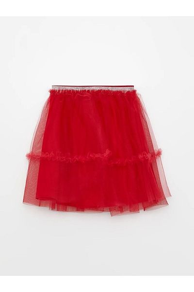 LC Waikiki Lcw Kids Elastic Waist Tulle Girl's Skirt