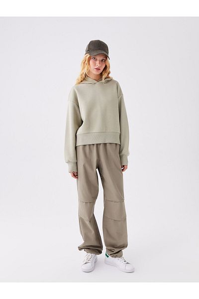 LC Waikiki Comfortable Molded Women's Trousers with Elastic Waist