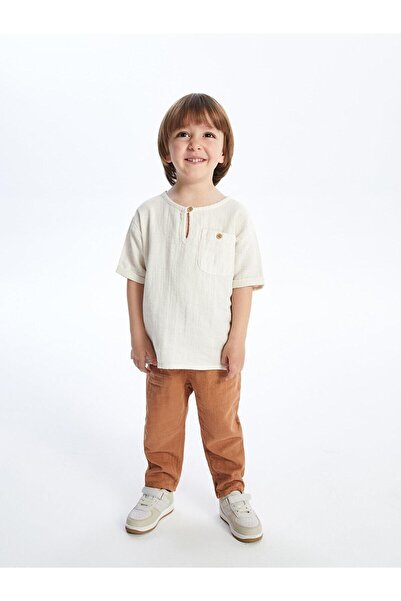 LC Waikiki LCW Baby Crew Neck Short Sleeve T-Shirt and Pants for Baby Boy - S...