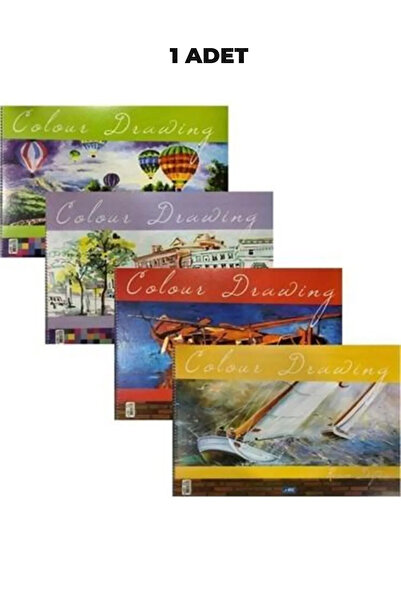 Umut Spiralli Resim Defteri Karton Kapak 17x25 15 Yaprak 1 Adet