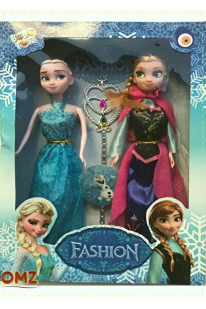 OMZ Elsa Ve Anna 2 Li Büyük Boy 29cm Frozen Girls  Egitici Oyuncak Kız Cocuk ...