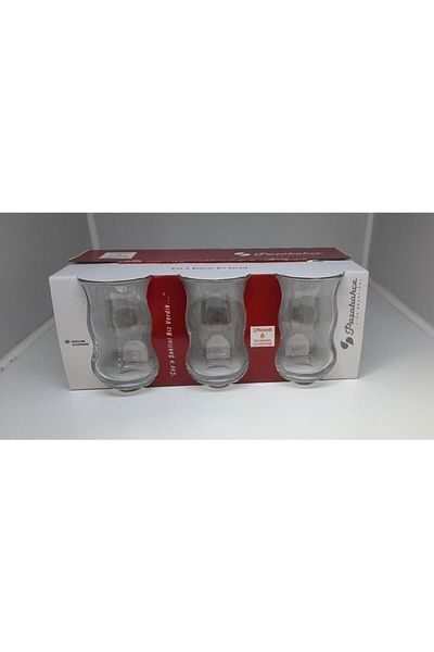 Paşabahçe 1201153 Ciftebelli Tea Glass 125cc Damla Logo 6 Flexo