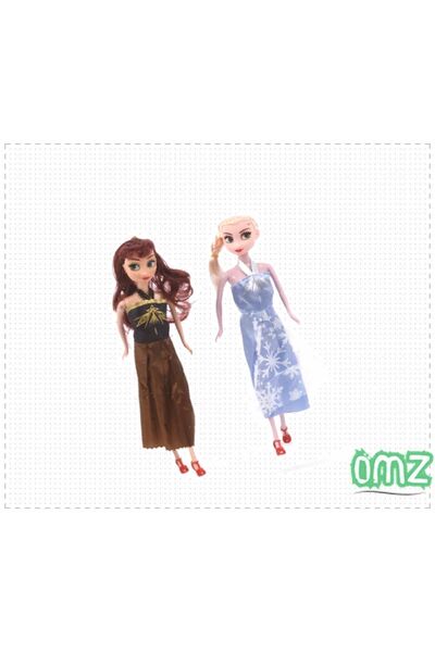 OMZ Karlar Ülkesi Frozen Şarkı Söyleyen Elsa Ve Anna 30cm, Yeni Giysileriyle ...