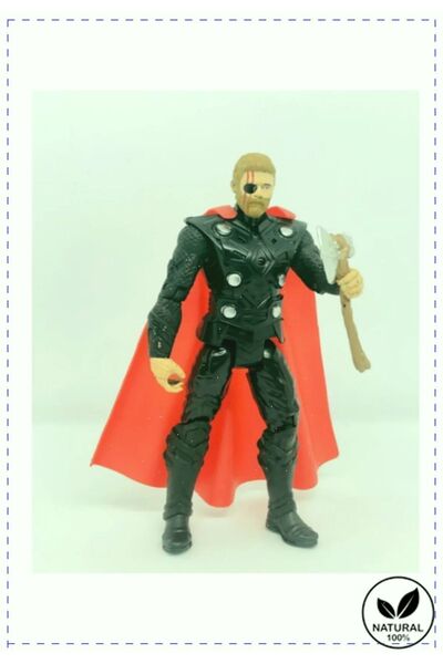 OMZ 17cm Işıklı Hareketli Avengers Yenilmezler Oyuncak Thor Karakter Erkek Co...