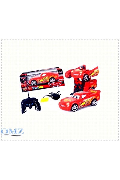 OMZ Şimşek Mcqueen Uzaktan Kumandalı Robota Dönüşen Araba Kız Erkek Cocuk Egi...