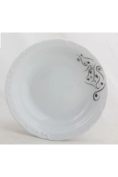 Porland Porcelain Dinner Plate 19cm Yakamoz 12 Pieces