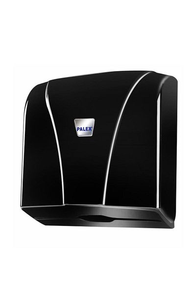 Palex 3464-s Z Fold موزع المناشف الورقية باللون الأسود
