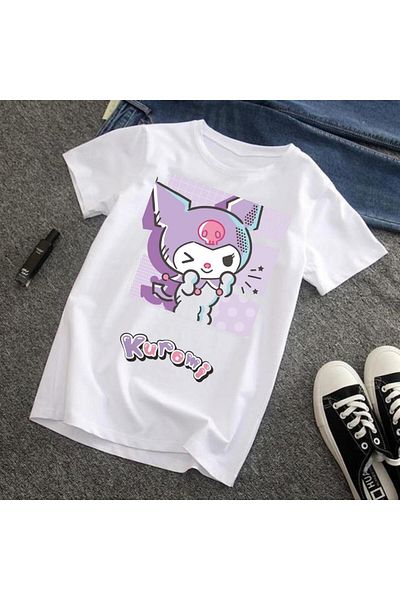 Touz Moda Dětské tričko Kuromi s detailním potiskem
