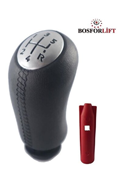 BOSFORLİFT Dacia Logan Lodgy Duster Matte Cover Leather Patterned Gear Shift Knob - Bsf-301