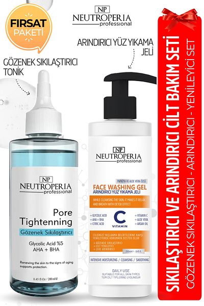 NEUTROPERIA Pore Firming Tonic and Face Washing Gel