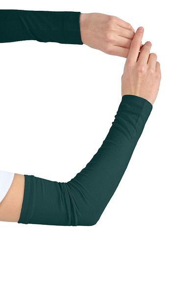 Ecardin Practical Hijab Combed Sleeve - Plain Prayer Sleeve - Emerald