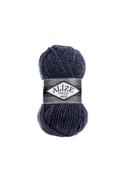 Alize Superlana Maxi 805 - Ύφασμα Jaspe Navy Blue