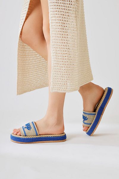 Limoya Vasana Saks Soft Textured Thick Soled Rope Women's Slippers