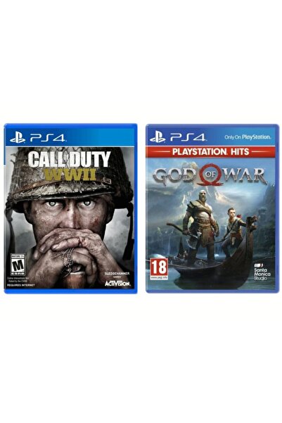 Sony Call Of Duty Ww2 - God Of War Hits Türkçe Altyazı Ps4 Bundle Paket Oyun