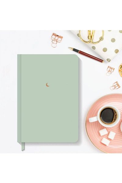 AKILLICA Notebook Plain Unlined Hard Cover Notebook 13x21 Cm Hardcover Notebook Green
