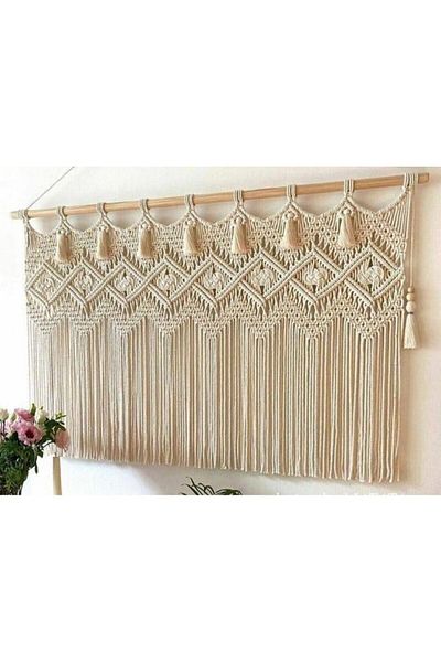 MEGAHOBİEVİ Macrame Curtain