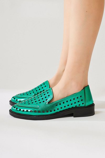 Limoya Pantofi casual pentru femei Sanah Mint, tăiați cu laser, perforați