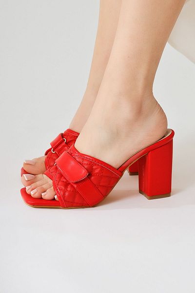 Limoya Pantofi de damă cu toc cu model Prisha Red Stud