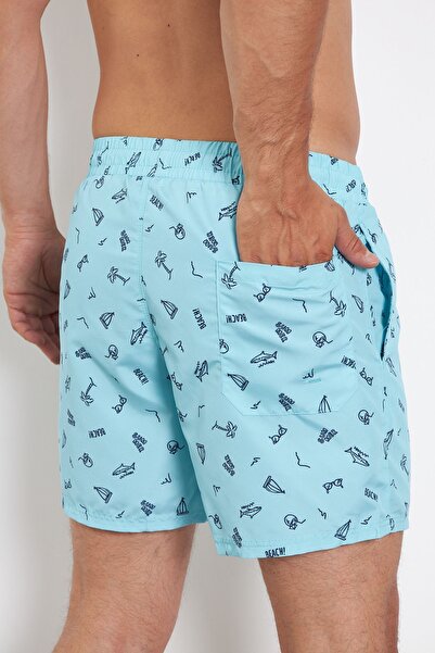 Marco Ferry Ανδρικό σορτς μαγιό με σχέδιο - 2590