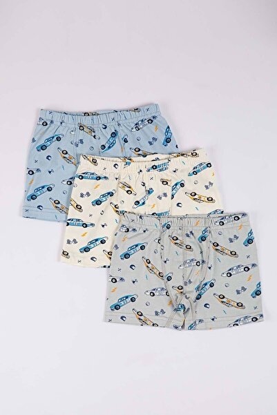 Berrak Erkek Çocuk Boxer Short 5428 6'lı Paket