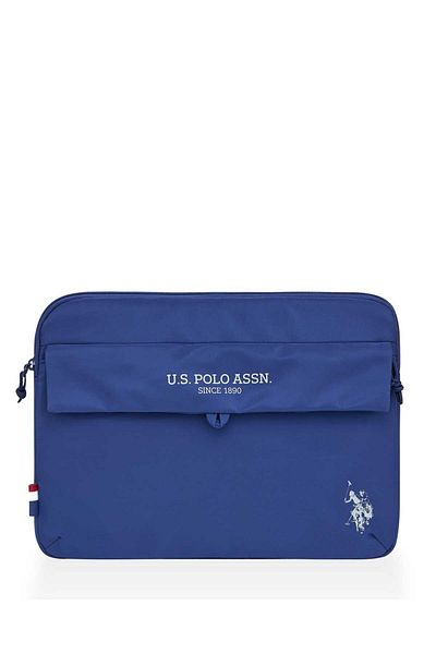 U.S. Polo Assn. BAZA. Polo Assn. Husă pentru laptop, compatibilă cu MacBook Air și Pro 13,3 inchi, albastru bleumarin - PLEVR23684