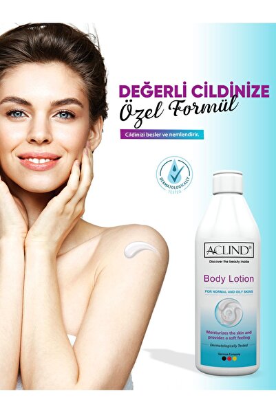 Aclind BODY LOTION 250 ml | Vücut Losyonu Nemlendirici Krem | Güzellik Serisi