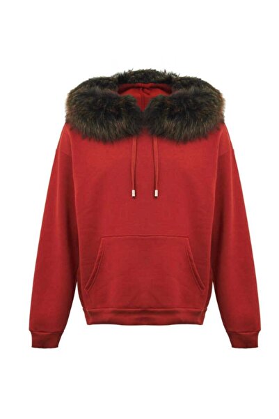 janbely Kürk Detaylı Sweatshirt