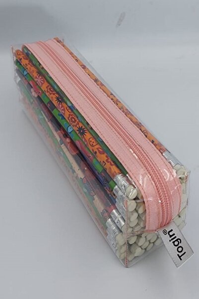 Togin Διαφανής θήκη στυλό από PVC με μία θήκη Διαφανής θήκη για στυλό σε χρώμ...