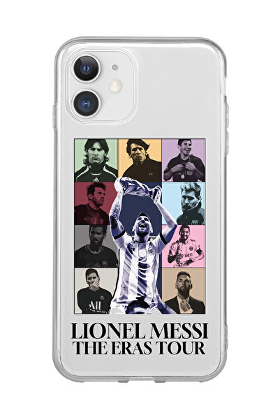 SUPER FRAME Iphone 11 Uyumlu Lionel Messi Tasarımlı Şeffaf Telefon Kılıfı