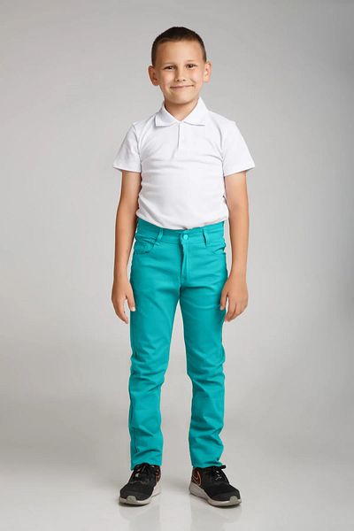 BALBEY Boy - Lycra Turquoise Trousers