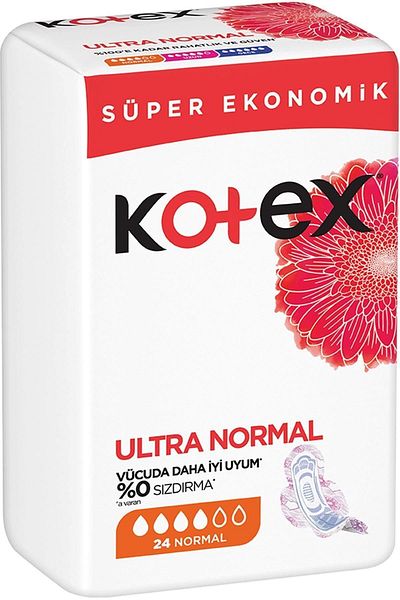 Kotex Ultra Quadro Quadruple Normal 24 Pieces
