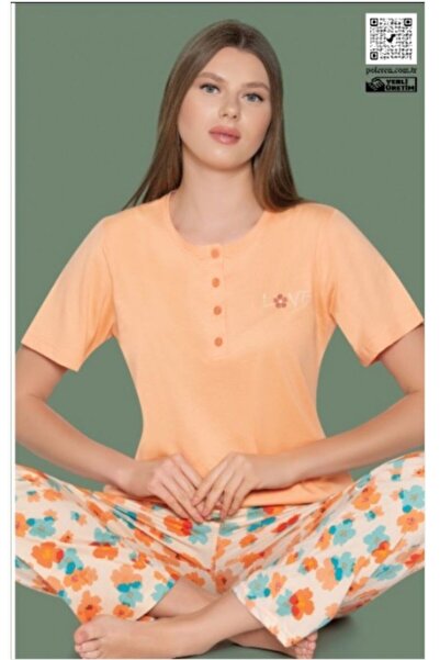 Over Sleep by Poleren Costum de pijama cu mânecă scurtă OVER SLEEP SOMON