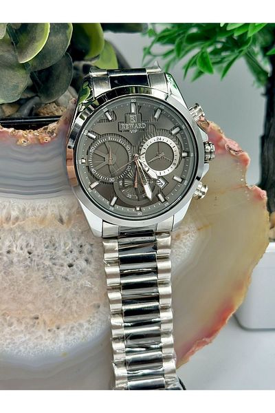 Reward Stylish Men's Wristwatch - New Season with Calendar and Steel Band