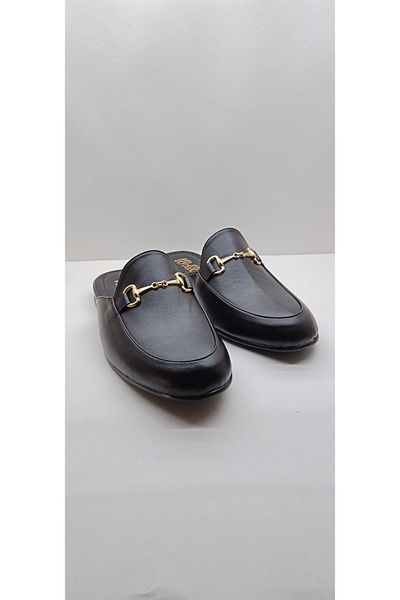 DEPASSE Black Buckle Home - Guest Dowry, Bundle and Groom Slippers