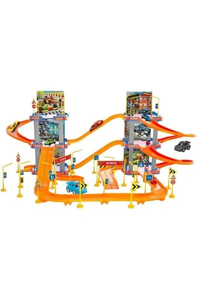 Erdem Oyuncak Super Garage Parking 6 Storey Garage Set 100% Original Licensed Product